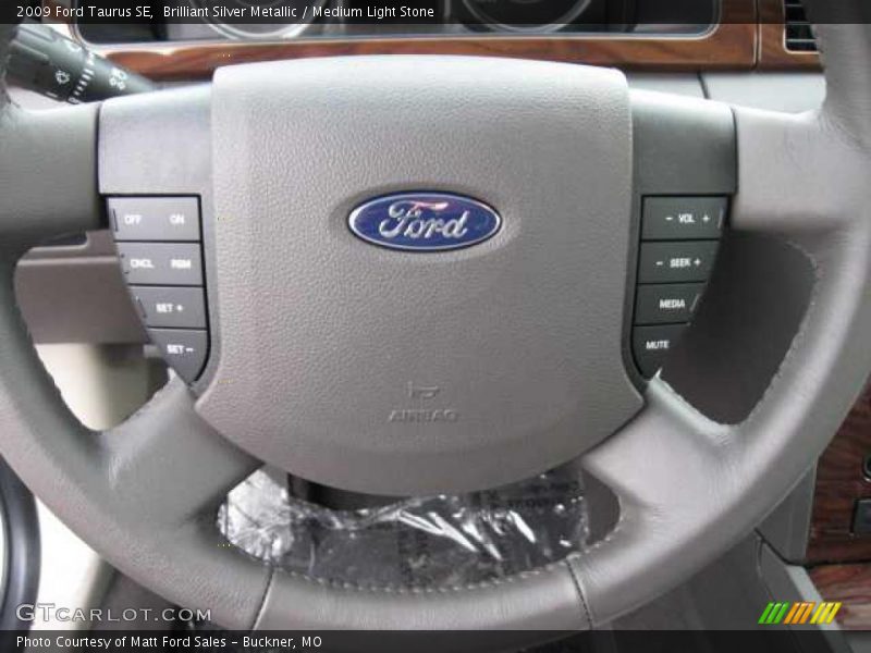 Brilliant Silver Metallic / Medium Light Stone 2009 Ford Taurus SE