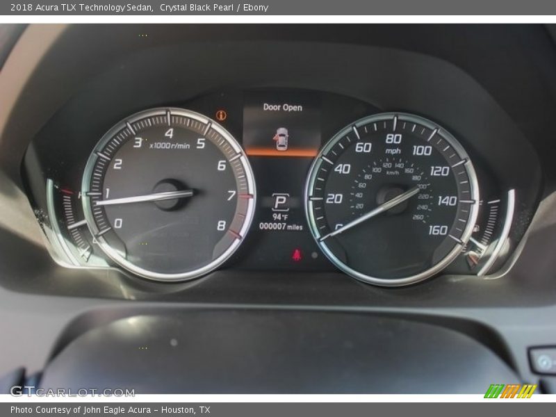 Crystal Black Pearl / Ebony 2018 Acura TLX Technology Sedan