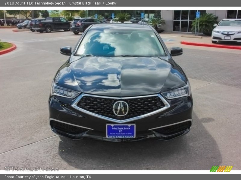 Crystal Black Pearl / Ebony 2018 Acura TLX Technology Sedan