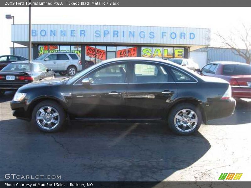 Tuxedo Black Metallic / Black 2009 Ford Taurus Limited AWD