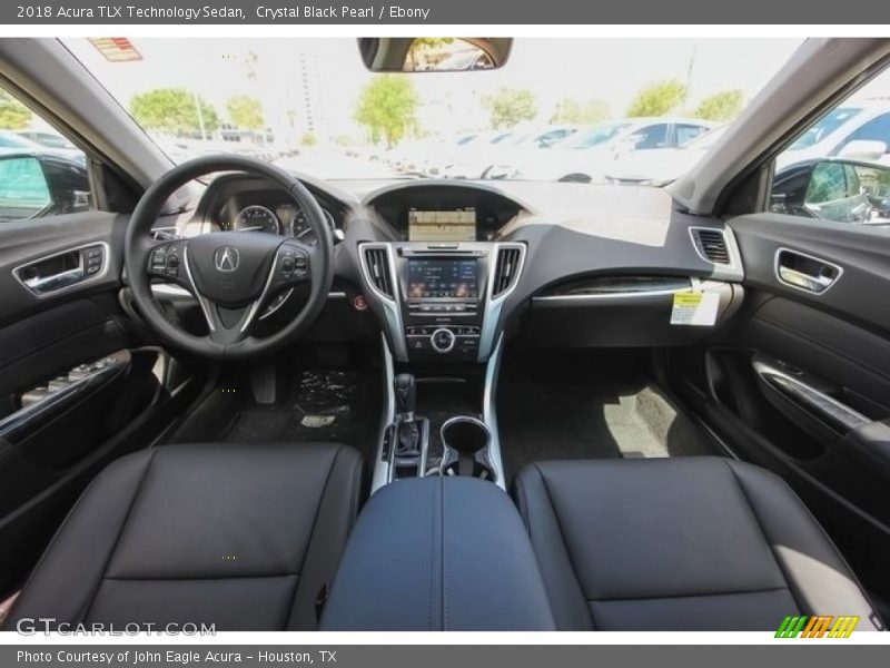 Crystal Black Pearl / Ebony 2018 Acura TLX Technology Sedan