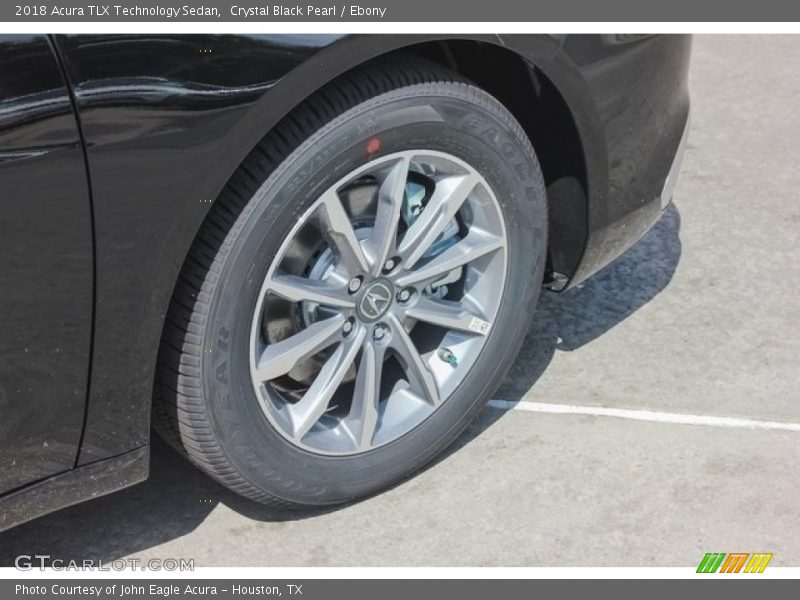 Crystal Black Pearl / Ebony 2018 Acura TLX Technology Sedan