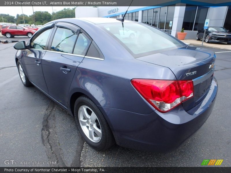 Atlantis Blue Metallic / Medium Titanium 2014 Chevrolet Cruze LT
