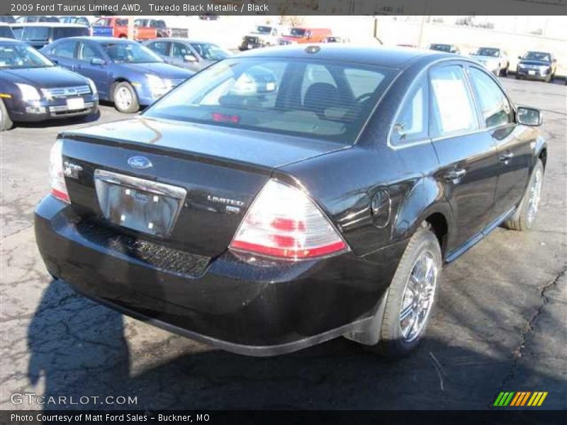 Tuxedo Black Metallic / Black 2009 Ford Taurus Limited AWD