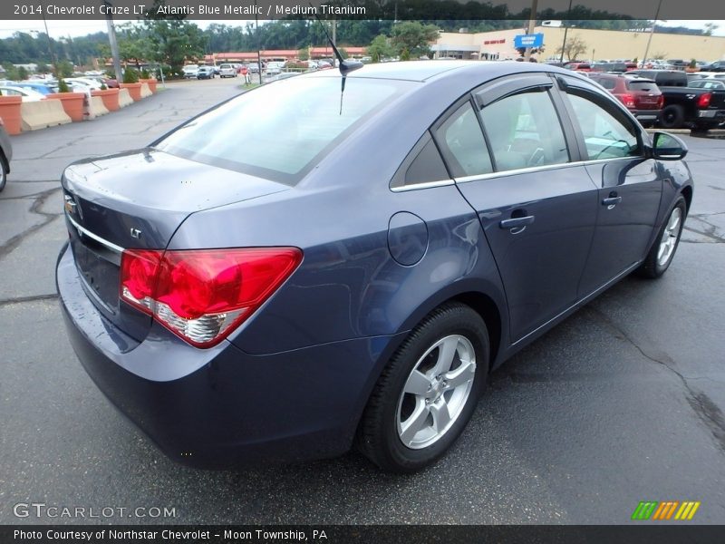 Atlantis Blue Metallic / Medium Titanium 2014 Chevrolet Cruze LT