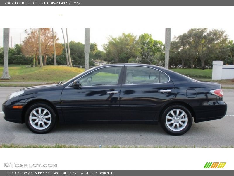 Blue Onyx Pearl / Ivory 2002 Lexus ES 300