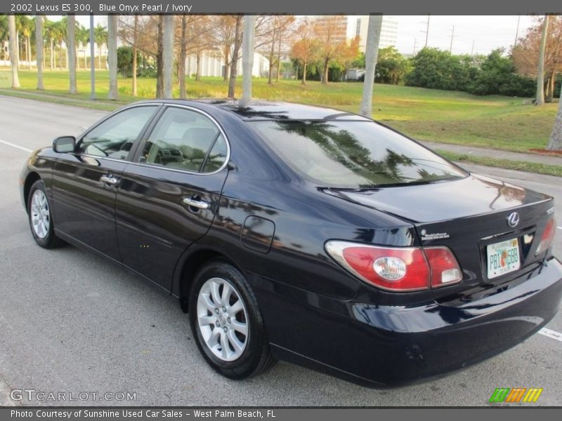 Blue Onyx Pearl / Ivory 2002 Lexus ES 300