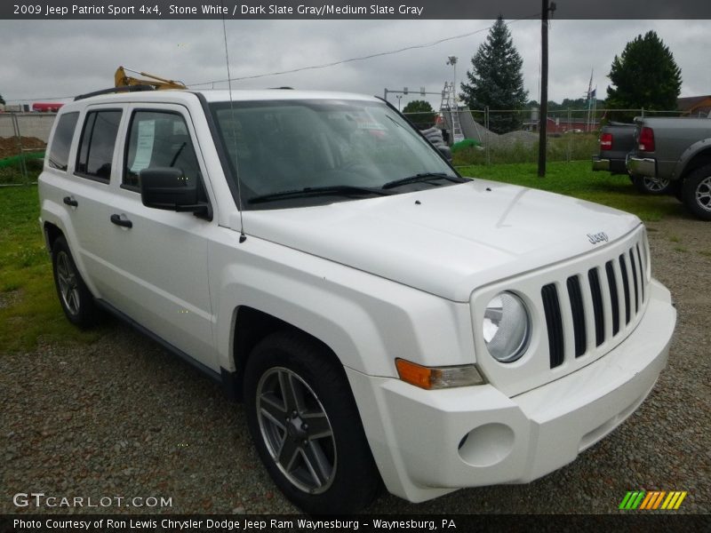 Stone White / Dark Slate Gray/Medium Slate Gray 2009 Jeep Patriot Sport 4x4