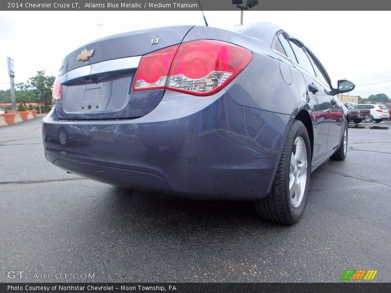 Atlantis Blue Metallic / Medium Titanium 2014 Chevrolet Cruze LT
