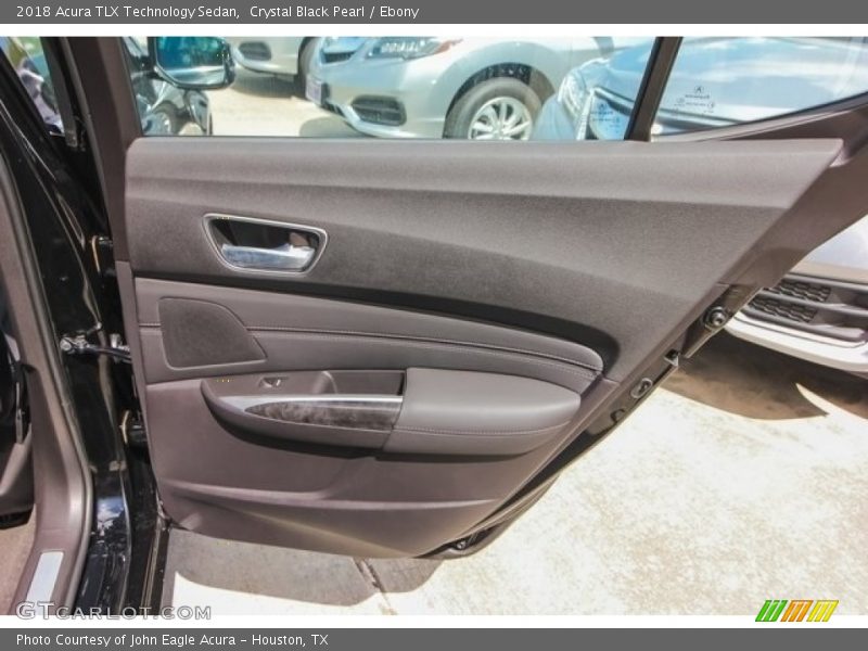 Crystal Black Pearl / Ebony 2018 Acura TLX Technology Sedan