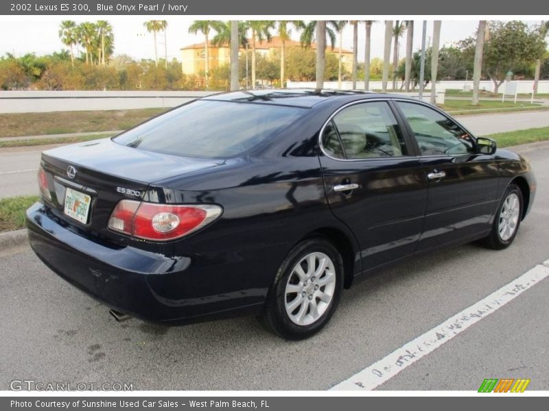 Blue Onyx Pearl / Ivory 2002 Lexus ES 300