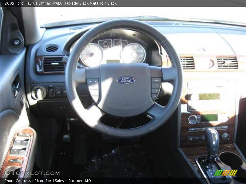 Tuxedo Black Metallic / Black 2009 Ford Taurus Limited AWD