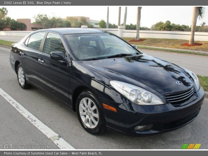 Blue Onyx Pearl / Ivory 2002 Lexus ES 300