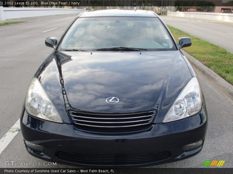 Blue Onyx Pearl / Ivory 2002 Lexus ES 300