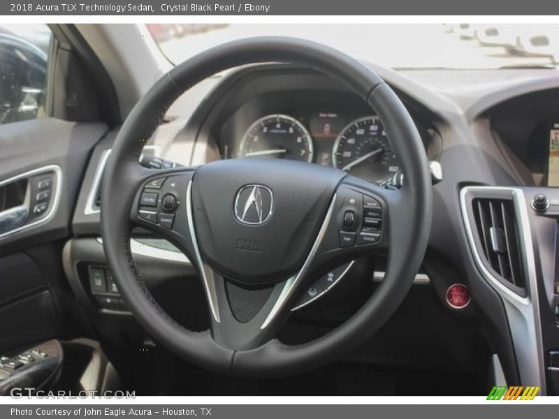 Crystal Black Pearl / Ebony 2018 Acura TLX Technology Sedan