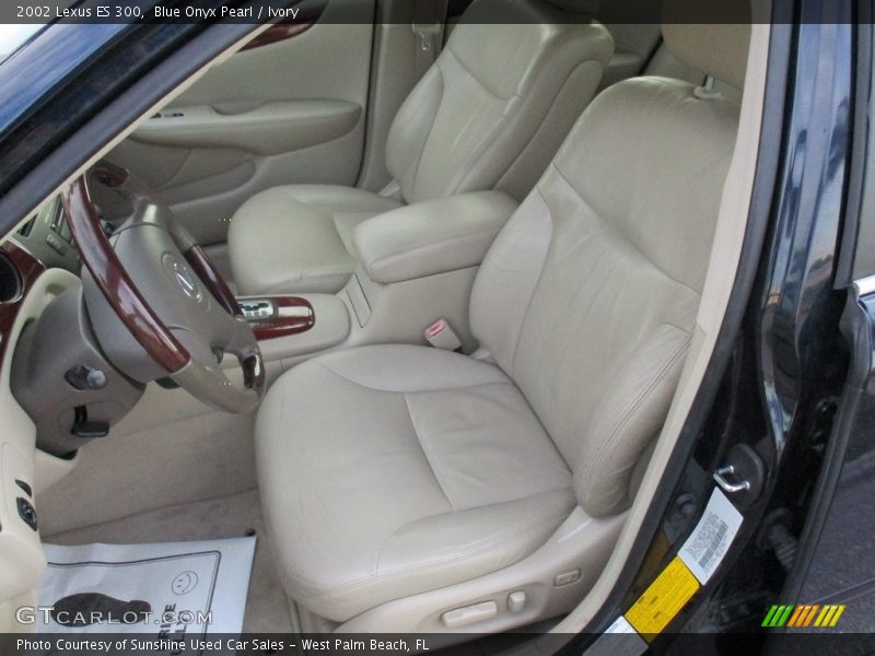 Blue Onyx Pearl / Ivory 2002 Lexus ES 300
