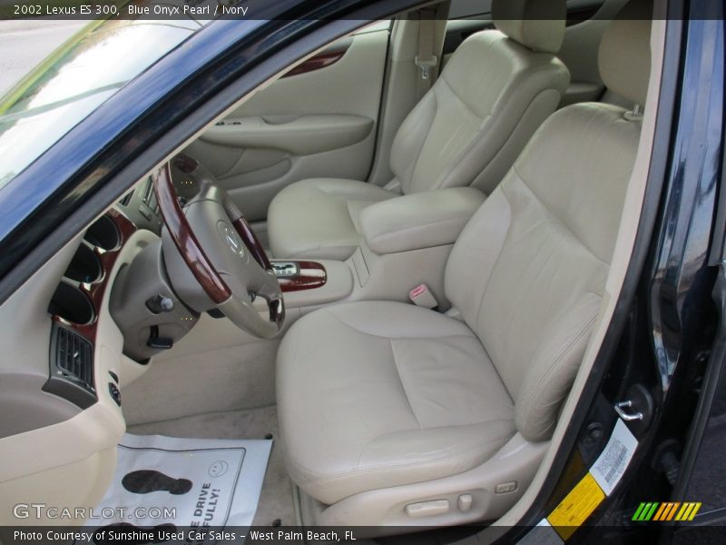 Blue Onyx Pearl / Ivory 2002 Lexus ES 300
