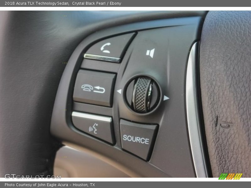 Crystal Black Pearl / Ebony 2018 Acura TLX Technology Sedan