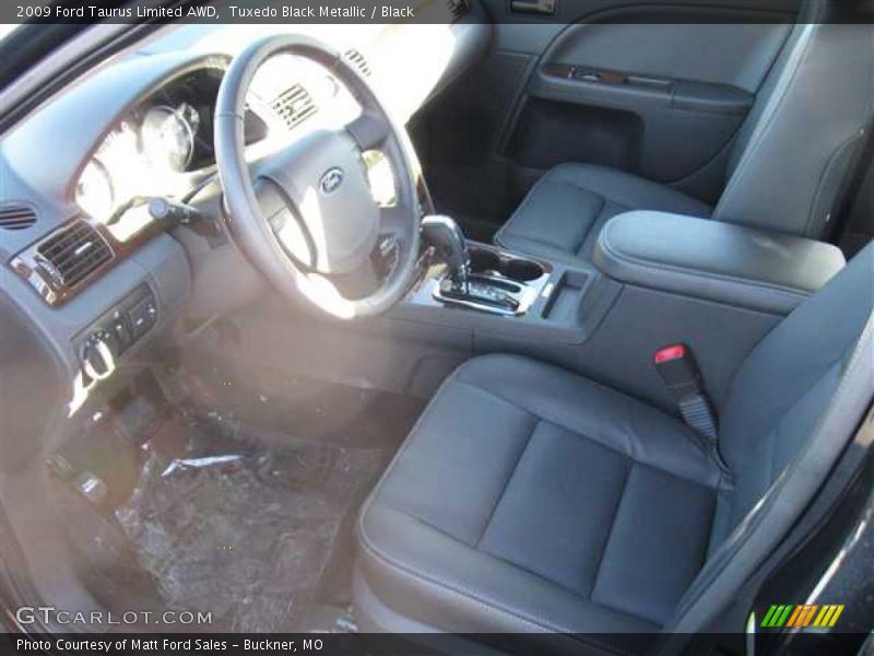Tuxedo Black Metallic / Black 2009 Ford Taurus Limited AWD