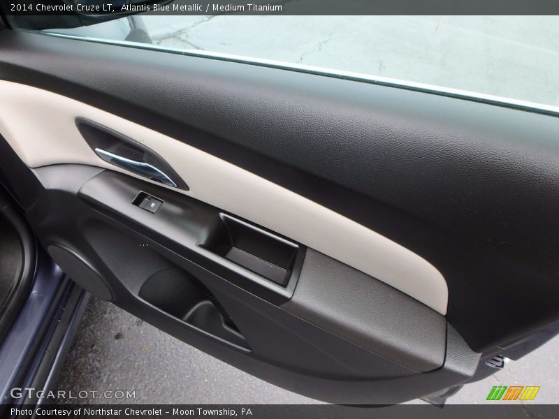 Atlantis Blue Metallic / Medium Titanium 2014 Chevrolet Cruze LT