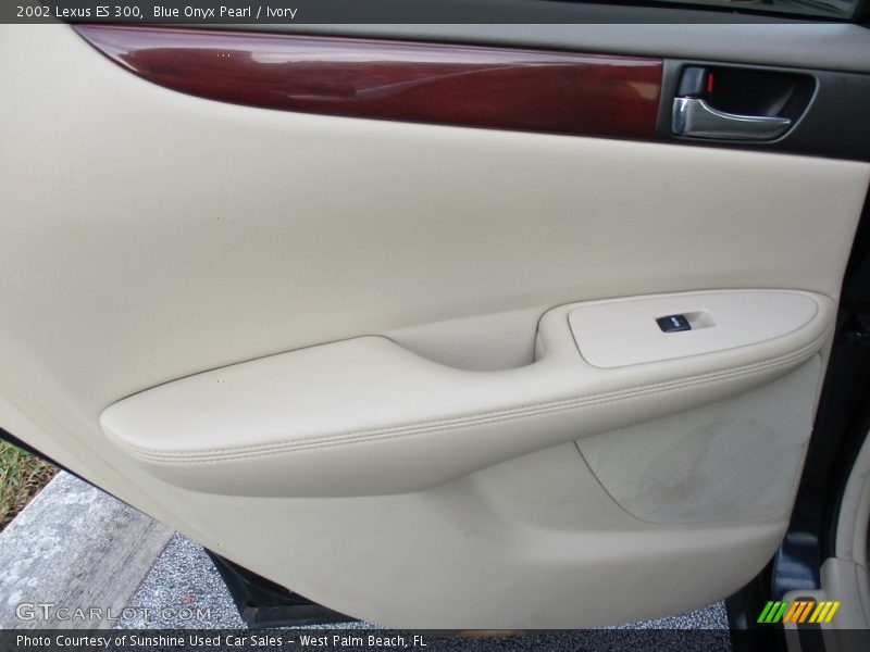Blue Onyx Pearl / Ivory 2002 Lexus ES 300