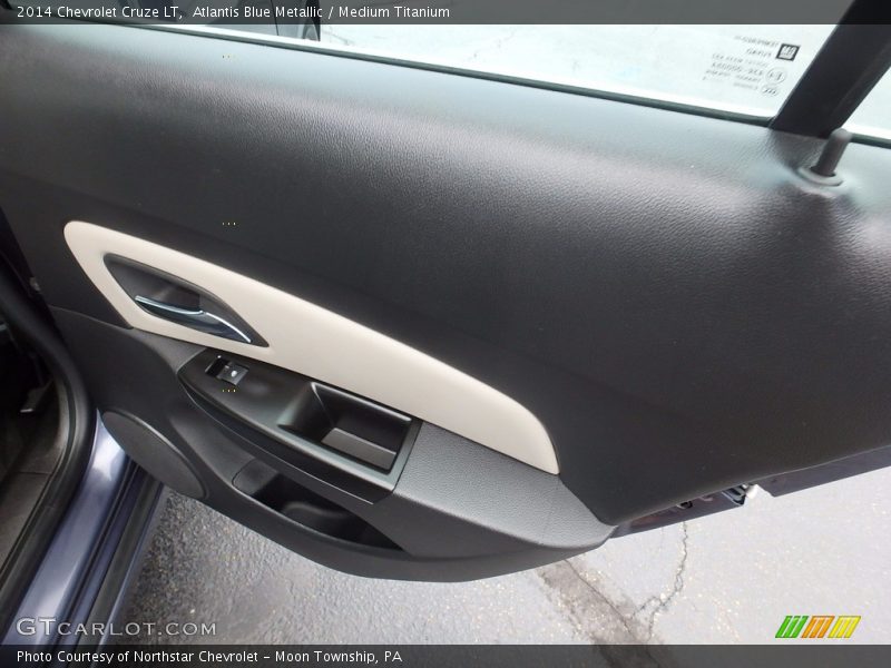 Atlantis Blue Metallic / Medium Titanium 2014 Chevrolet Cruze LT