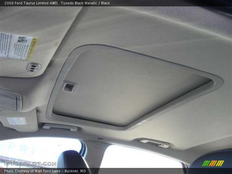 Tuxedo Black Metallic / Black 2009 Ford Taurus Limited AWD