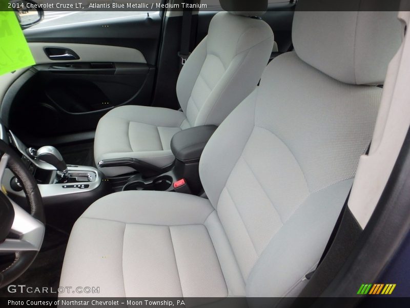 Atlantis Blue Metallic / Medium Titanium 2014 Chevrolet Cruze LT