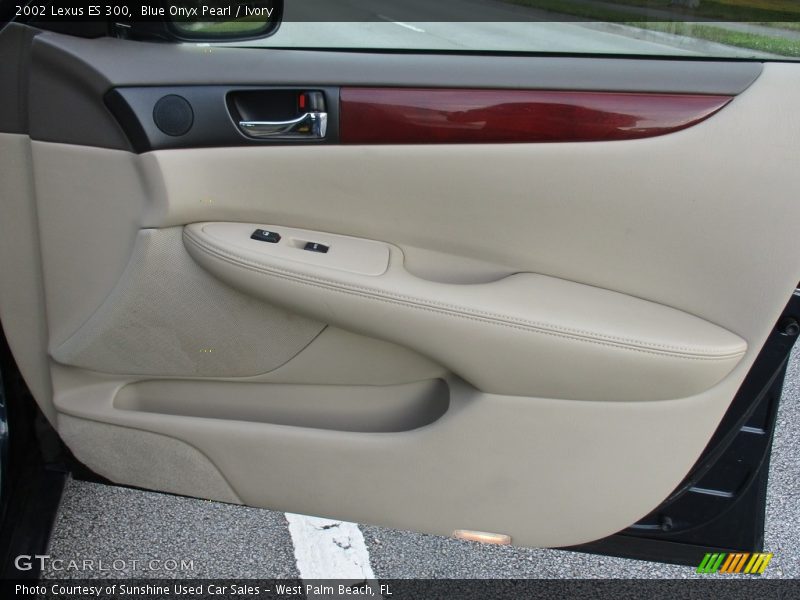 Blue Onyx Pearl / Ivory 2002 Lexus ES 300