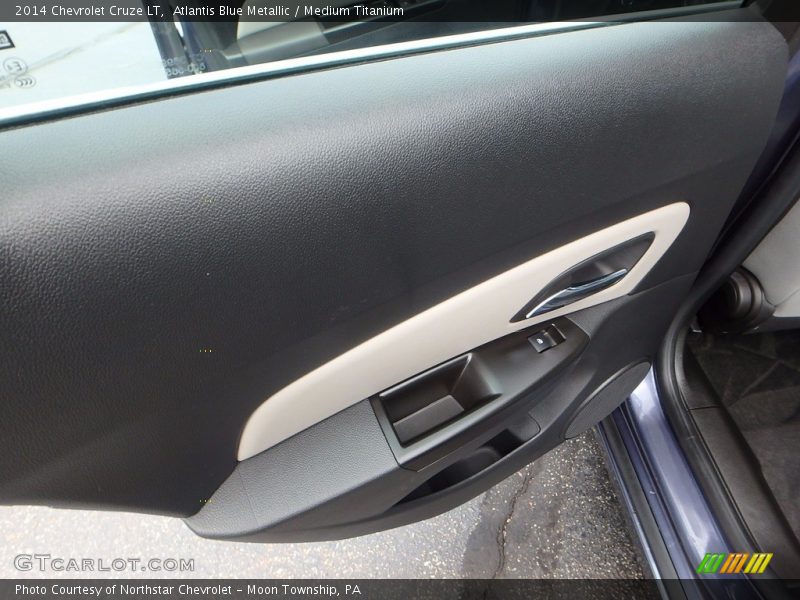 Atlantis Blue Metallic / Medium Titanium 2014 Chevrolet Cruze LT