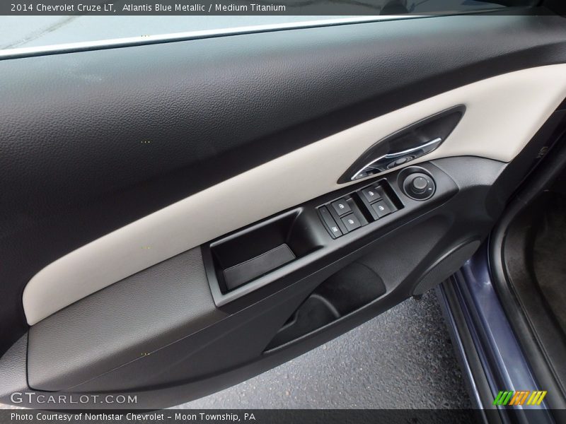 Atlantis Blue Metallic / Medium Titanium 2014 Chevrolet Cruze LT