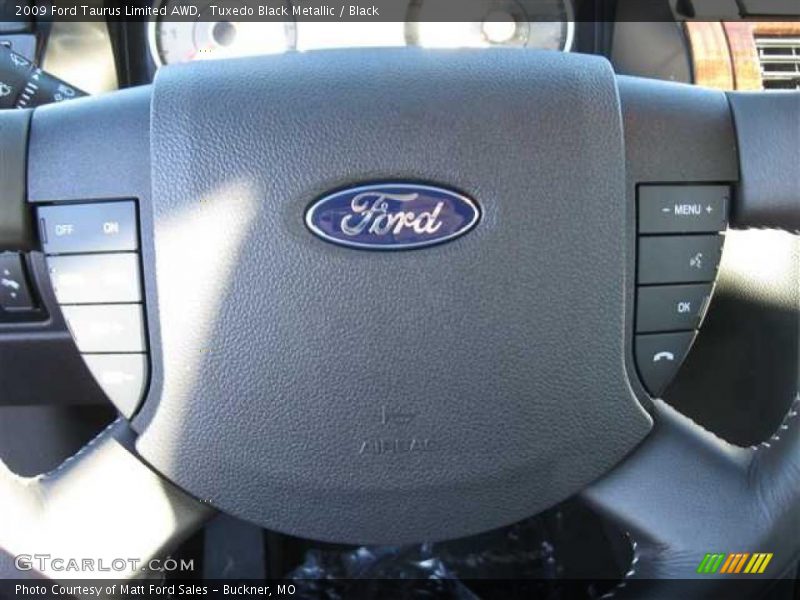 Tuxedo Black Metallic / Black 2009 Ford Taurus Limited AWD