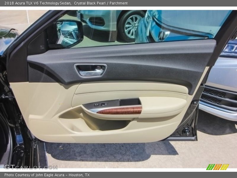 Crystal Black Pearl / Parchment 2018 Acura TLX V6 Technology Sedan