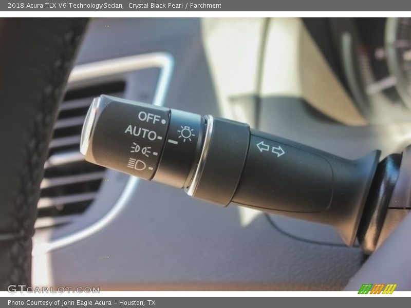 Crystal Black Pearl / Parchment 2018 Acura TLX V6 Technology Sedan