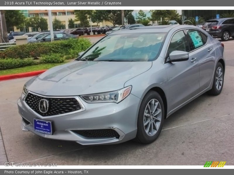 Lunar Silver Metallic / Graystone 2018 Acura TLX Technology Sedan