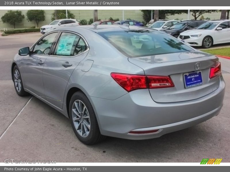 Lunar Silver Metallic / Graystone 2018 Acura TLX Technology Sedan