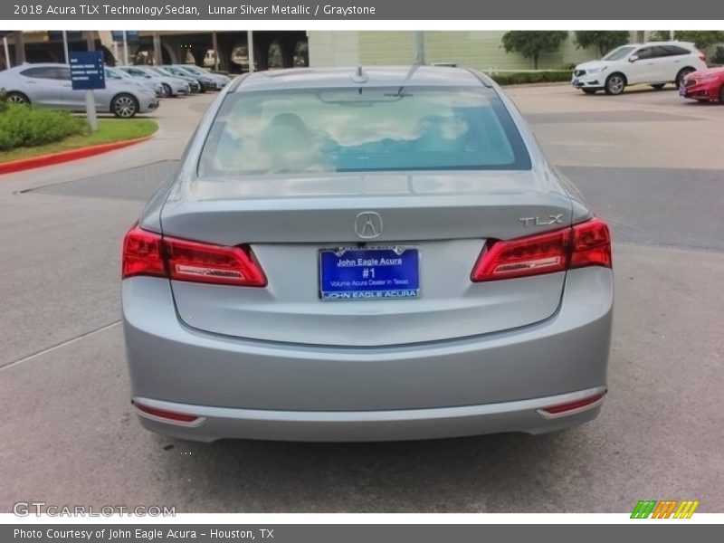 Lunar Silver Metallic / Graystone 2018 Acura TLX Technology Sedan