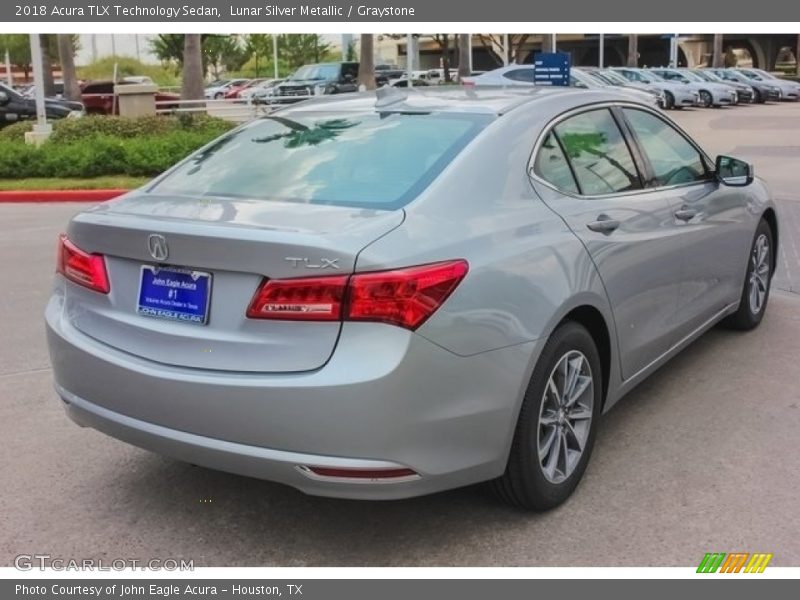Lunar Silver Metallic / Graystone 2018 Acura TLX Technology Sedan