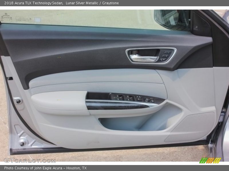 Lunar Silver Metallic / Graystone 2018 Acura TLX Technology Sedan