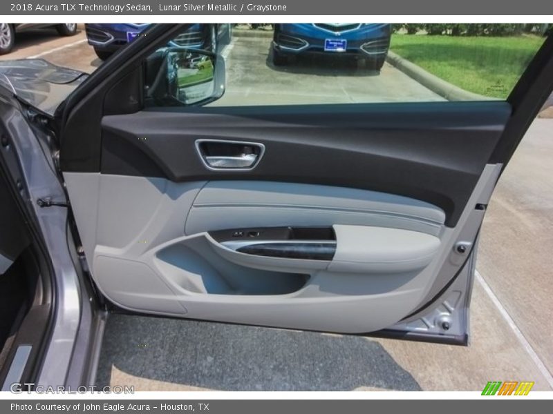 Lunar Silver Metallic / Graystone 2018 Acura TLX Technology Sedan