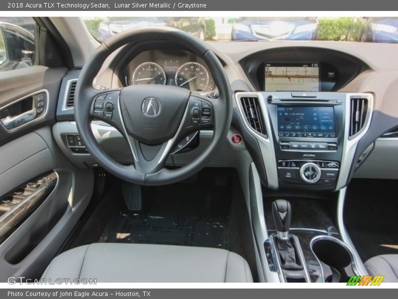Lunar Silver Metallic / Graystone 2018 Acura TLX Technology Sedan