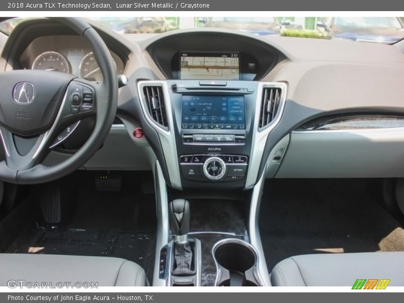 Lunar Silver Metallic / Graystone 2018 Acura TLX Technology Sedan