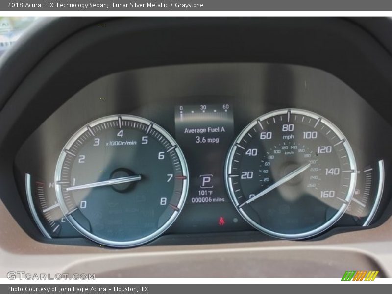 Lunar Silver Metallic / Graystone 2018 Acura TLX Technology Sedan
