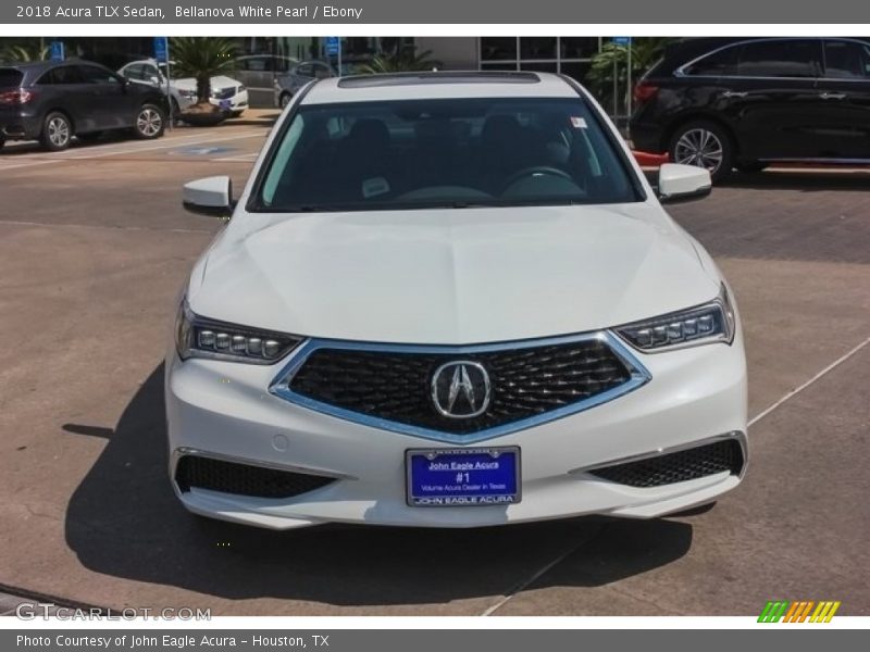 Bellanova White Pearl / Ebony 2018 Acura TLX Sedan