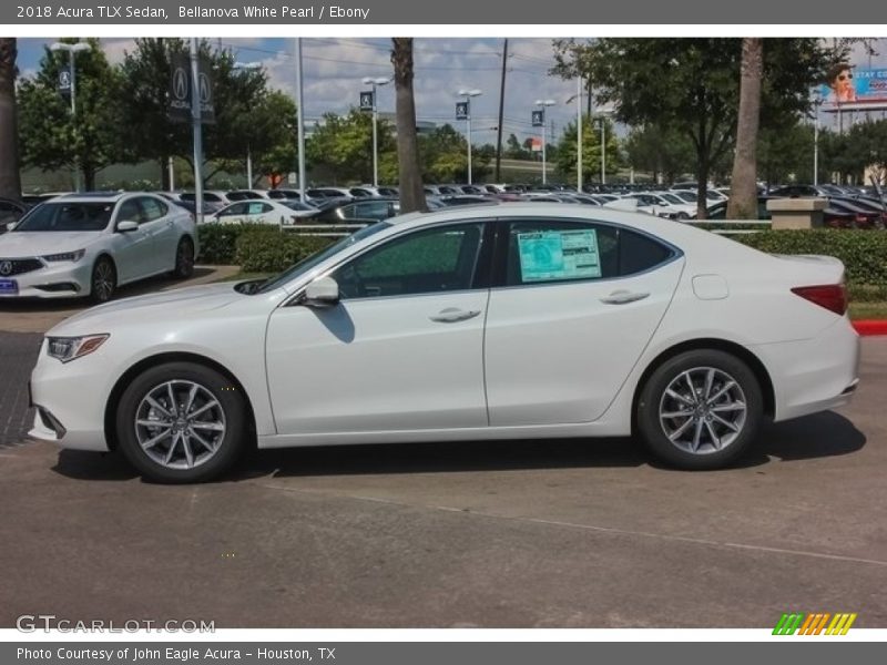 Bellanova White Pearl / Ebony 2018 Acura TLX Sedan