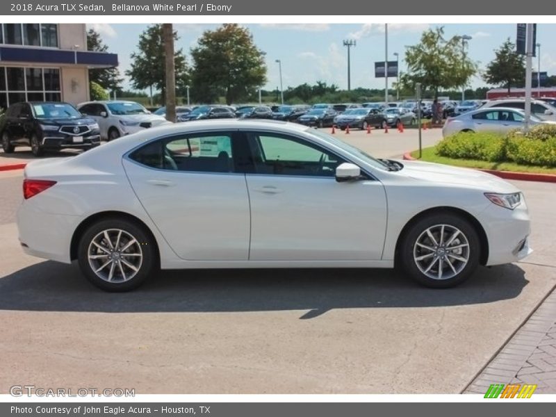 Bellanova White Pearl / Ebony 2018 Acura TLX Sedan
