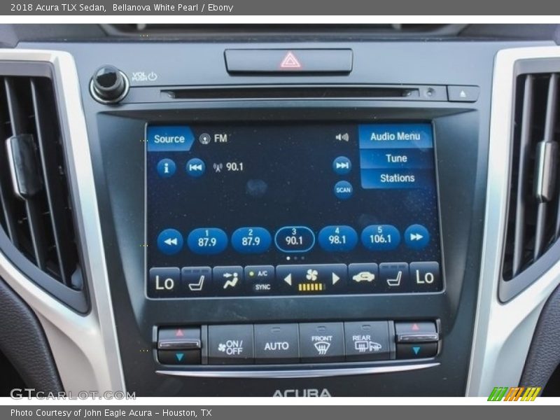 Bellanova White Pearl / Ebony 2018 Acura TLX Sedan