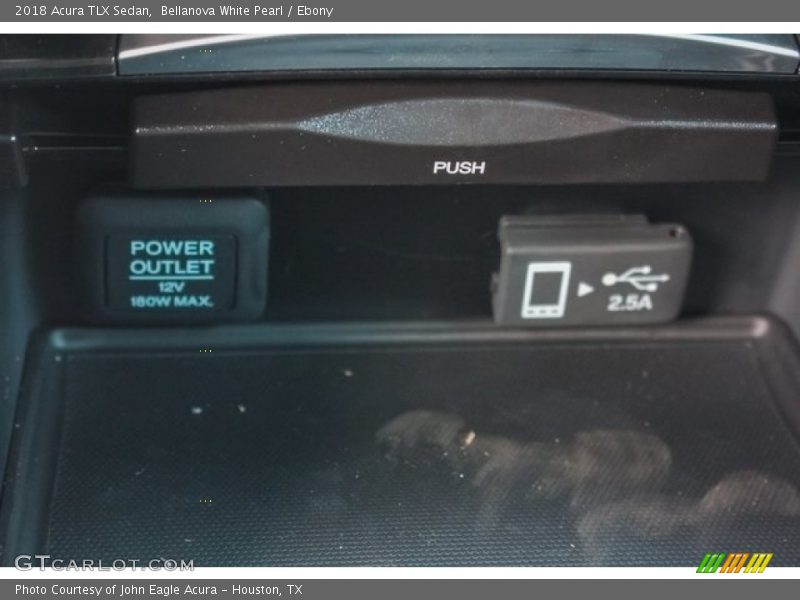 Bellanova White Pearl / Ebony 2018 Acura TLX Sedan