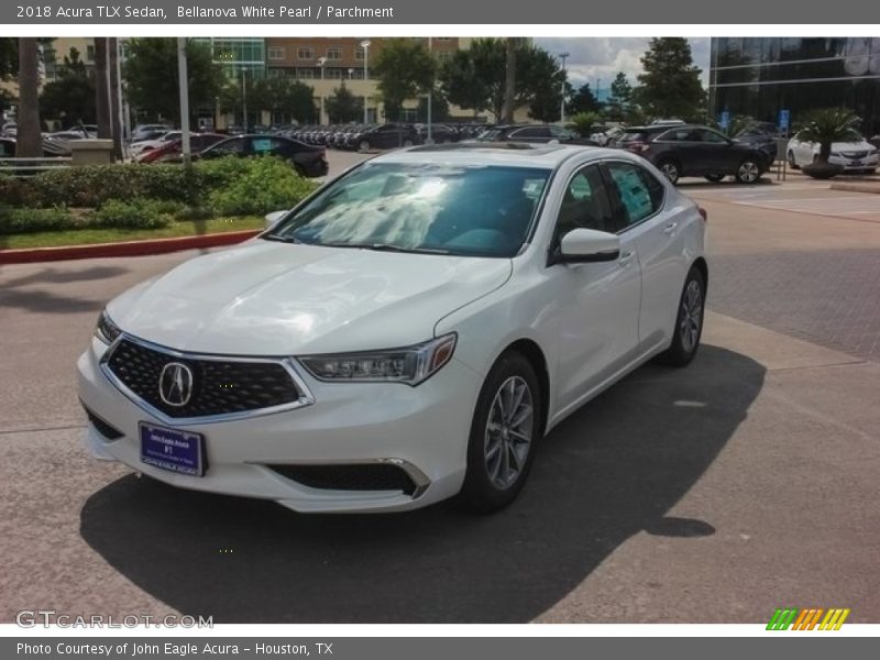 Bellanova White Pearl / Parchment 2018 Acura TLX Sedan