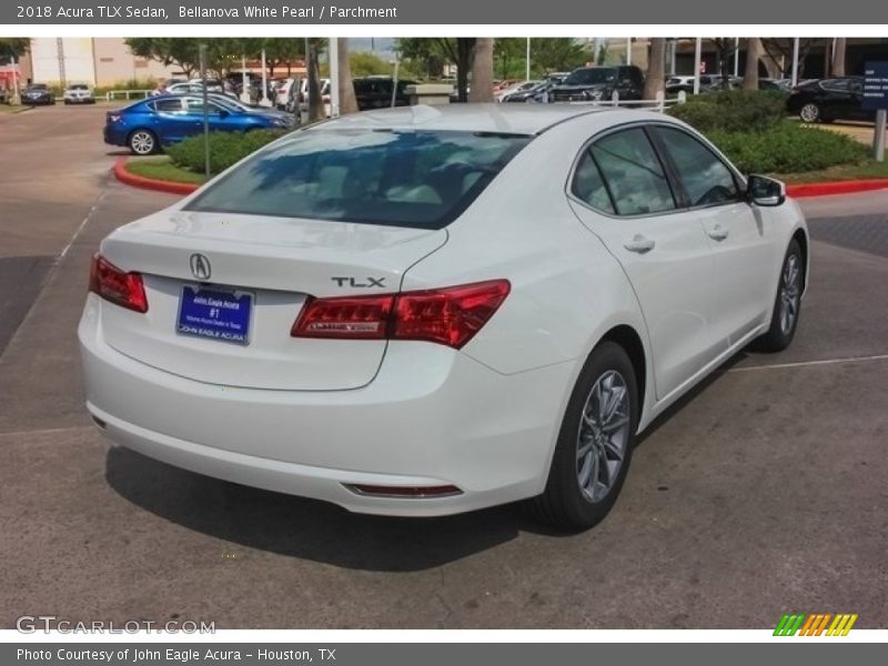 Bellanova White Pearl / Parchment 2018 Acura TLX Sedan